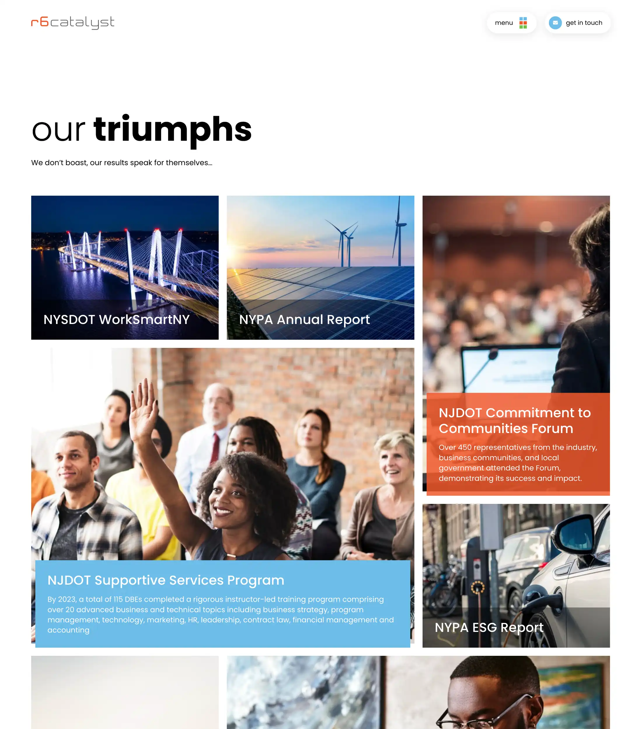 r6Catalyst Portfolio Page