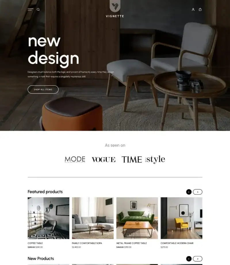 Vignette WordPress Theme Screenshot