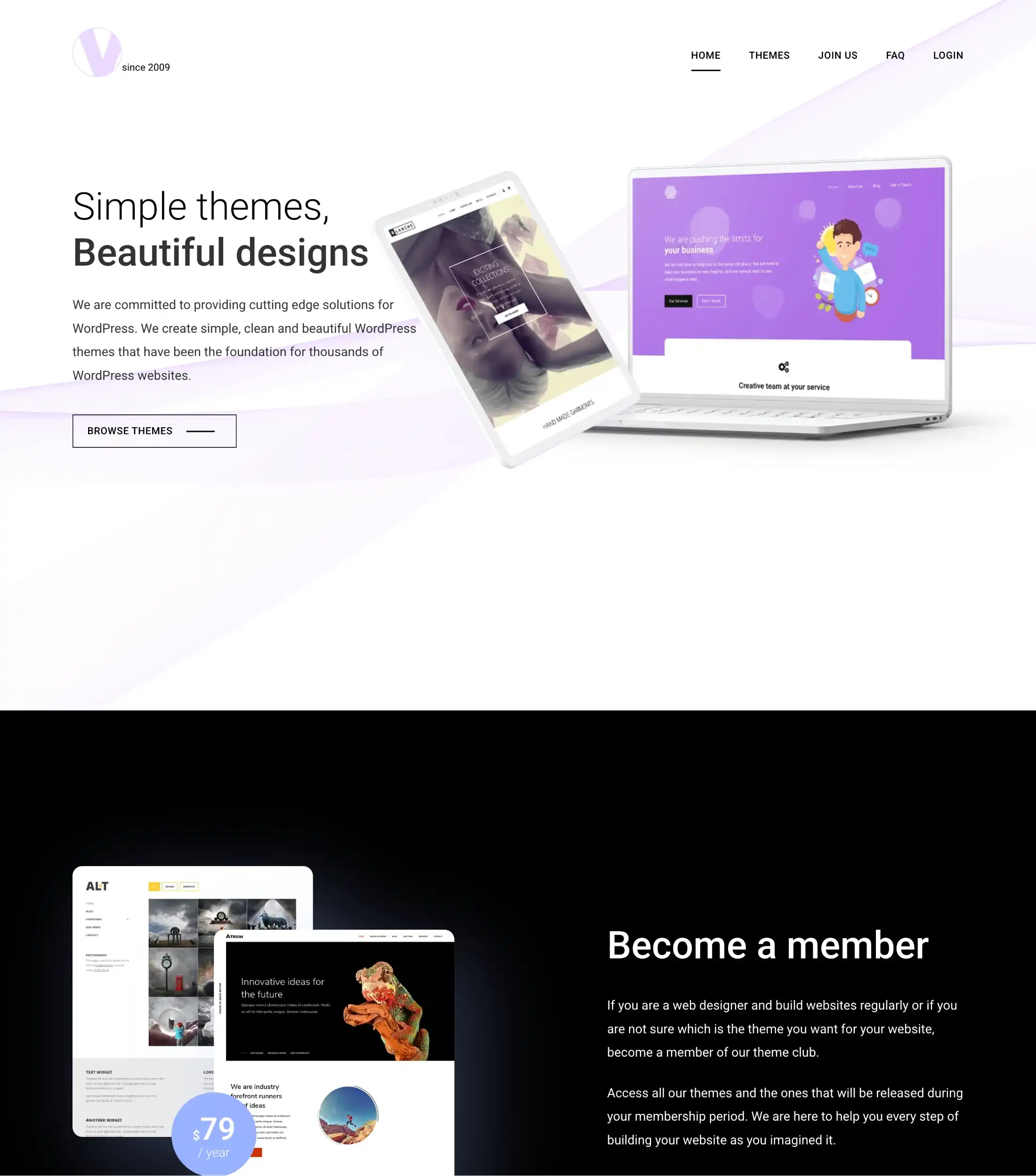 Viva Themes Home Page