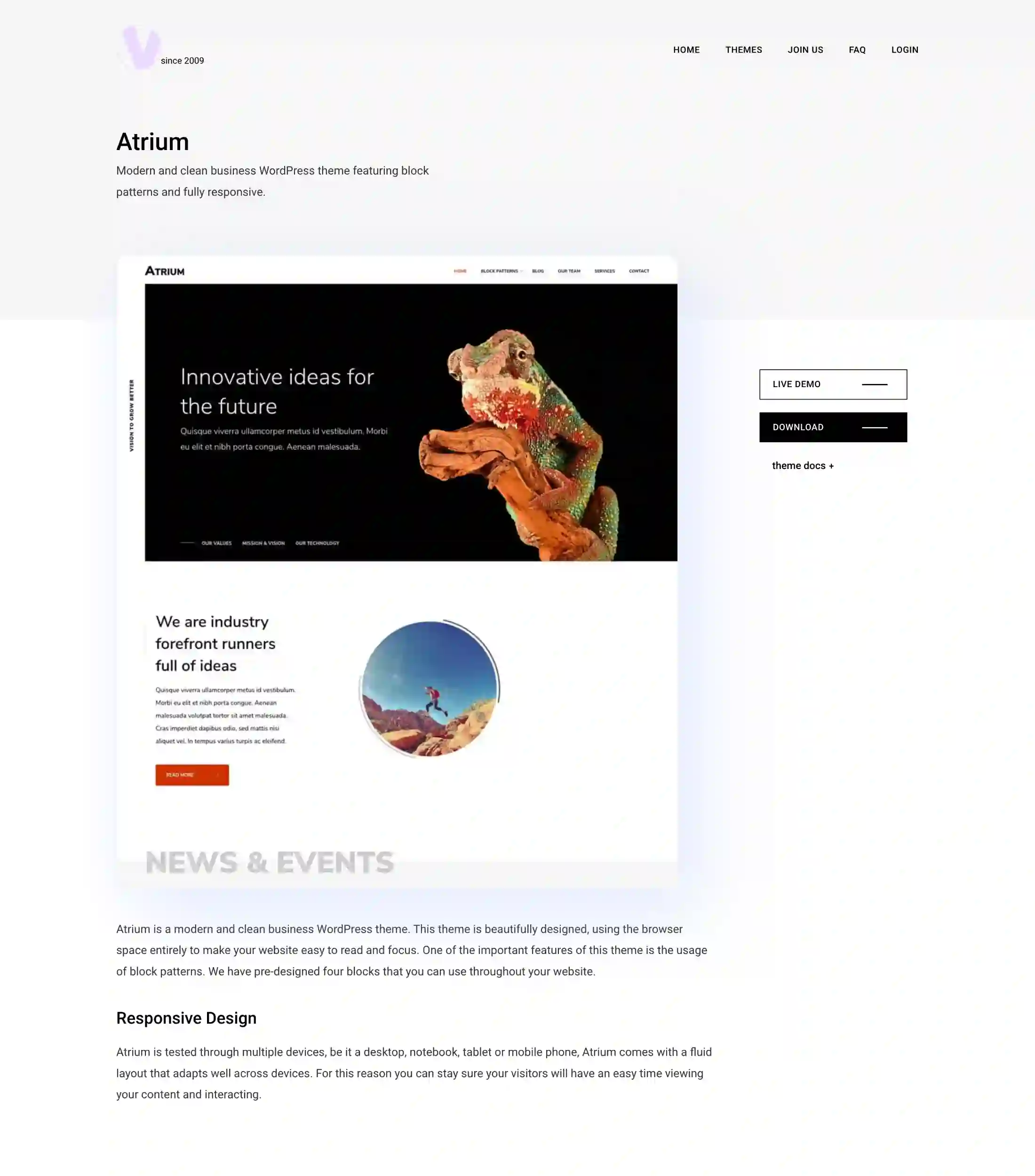 Atrium WordPress Theme